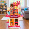 45Pcs Kids Kitchen Toy Set with Real Water Tab Steam Sound Lights Effect Pretend Play Cooking Set