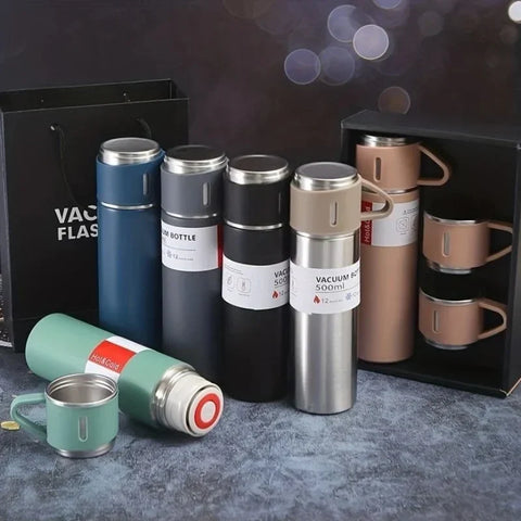 ''Stainless Steel Hot &Cool Vacuum Thermal Flask Set