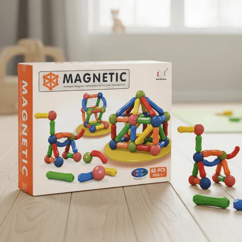 'Magnetic Building Blocks Educational Toy