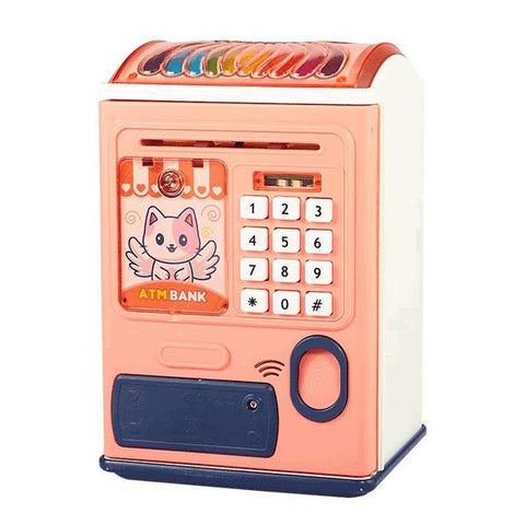 'Money Box for Kids,Piggy Bank, Electronic ATM Machine