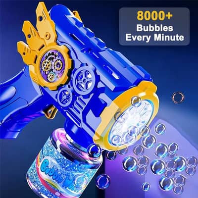 Flying Armor Bazooka Bubble Gun for Kids