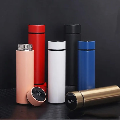 'Temperature Display Vacuum Insulated Water Bottle