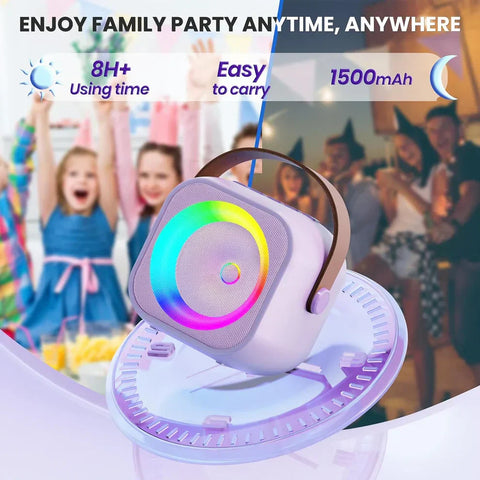''K12-Kids Bluetooth Speaker System with 1 Wireless Mic Chargeable