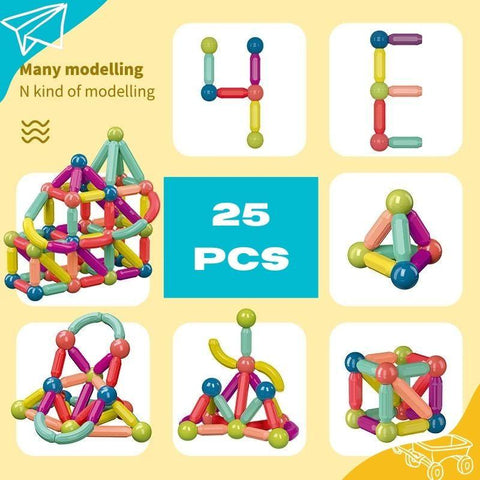 'Magnetic Building Blocks Educational Toy