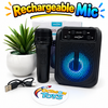 '''Portable Wireless Speaker with Lights 3 Inch Size