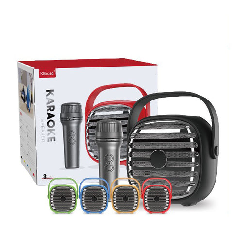 '''Party Stereo Portable Karaoke With Wireless Microphones 4 Inch