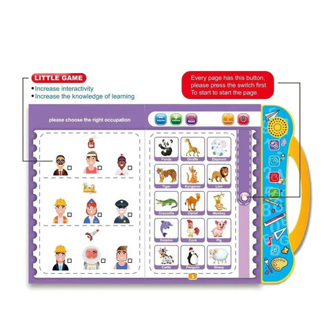'E Book for Kids Early Education Educational Toys | Intelligence Book for Kids