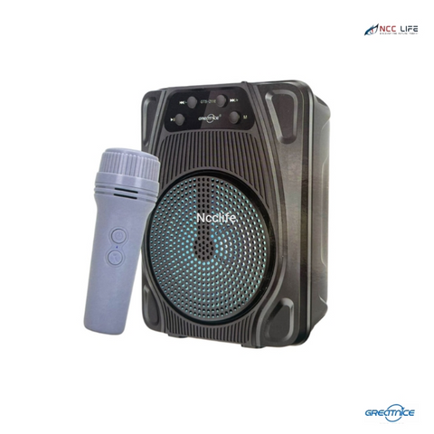'''Portable Wireless Speaker with Lights 4 Inch Big Size