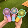 ''Rechargeable USB Battery - Handheld Fan with Adjustable Speed - Versatile Usage