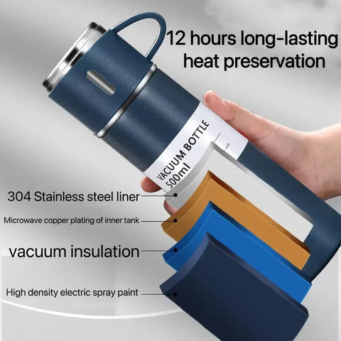 ''Stainless Steel Hot &Cool Vacuum Thermal Flask Set