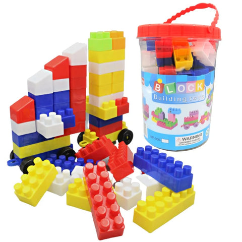 '55 Piece Building Blocks Toy For Kids Puzzle Games, Educational & Learning For Kids