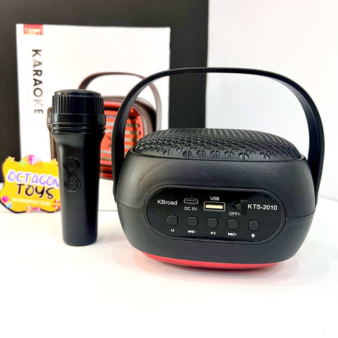 '''Party Stereo Portable Karaoke With Wireless Microphones 4 Inch