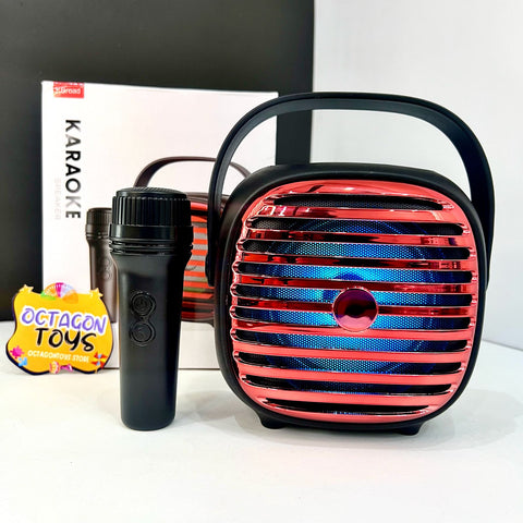 '''Party Stereo Portable Karaoke With Wireless Microphones 4 Inch