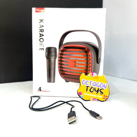 '''Party Stereo Portable Karaoke With Wireless Microphones 4 Inch