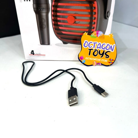 '''Party Stereo Portable Karaoke With Wireless Microphones 4 Inch