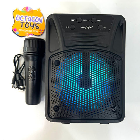 '''Portable Wireless Speaker with Lights 4 Inch Big Size