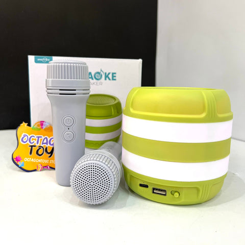 '''Wireless Bluetooth Karaoke Speaker System With Double Mic