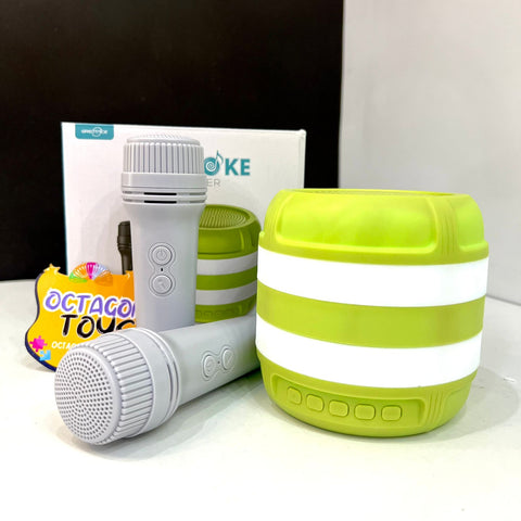 '''Wireless Bluetooth Karaoke Speaker System With Double Mic