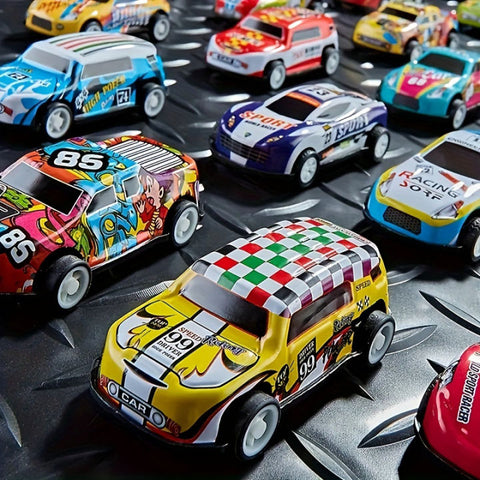 6 pcs set of Dinky Metal pull back Model Car toy vehicle for kids |
