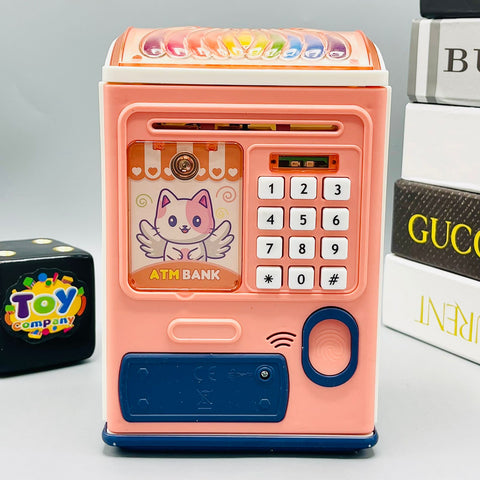 'Money Box for Kids,Piggy Bank, Electronic ATM Machine