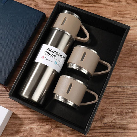 ''Stainless Steel Hot &Cool Vacuum Thermal Flask Set