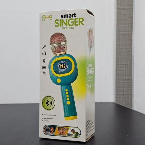 ''Smart Singer Mic Phone with Bluetooth – Wireless Karaoke Fun for Kids