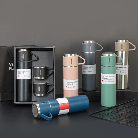 ''Stainless Steel Hot &Cool Vacuum Thermal Flask Set