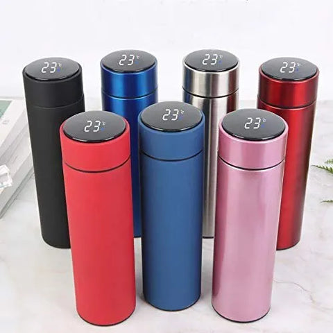 'Temperature Display Vacuum Insulated Water Bottle